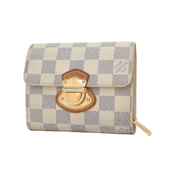 Louis Vuitton Wallet Tri Damier Azur White Joy Portefeuille - Picture 1 of 5
